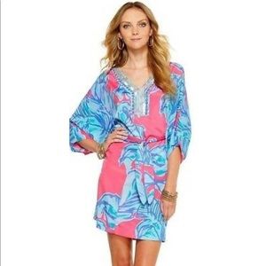 Lilly Pulitzer Wilda Chic Pink Sway Floral Dress